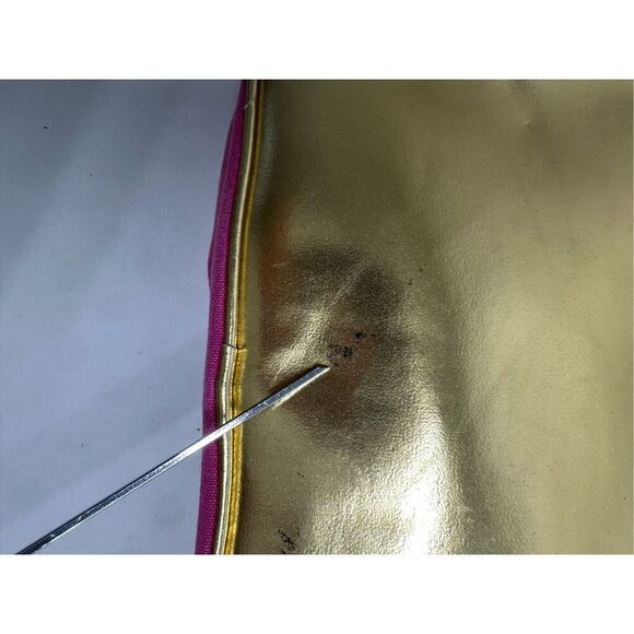 Y2K Tweety Bird Hot Pink Gold Terry Cloth Paradise Large Tote See Description - Picture 11 of 16